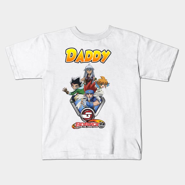 Beyblade of Daddy Kids T-Shirt by FirmanPrintables